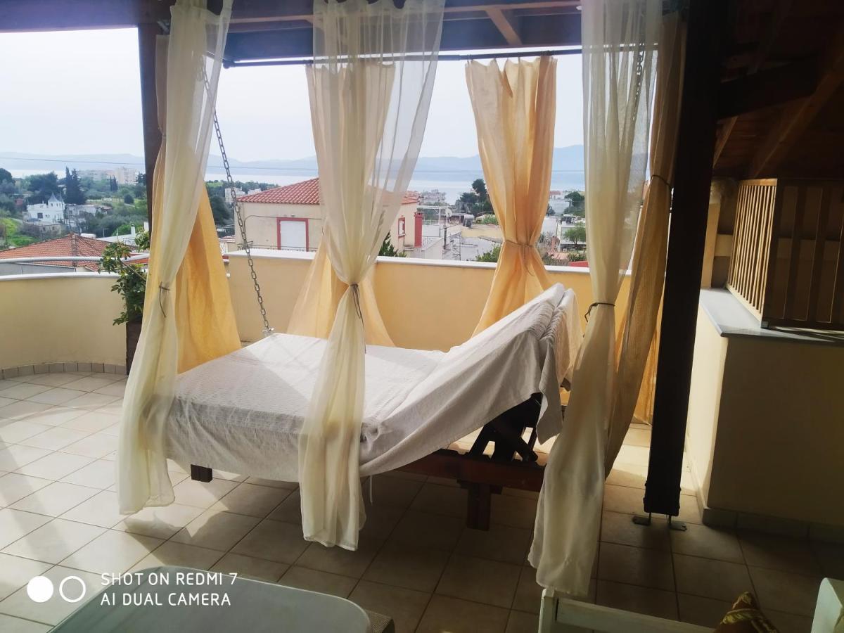 House With Wonderful View Appartement Lefkandi Chalkidas Buitenkant foto
