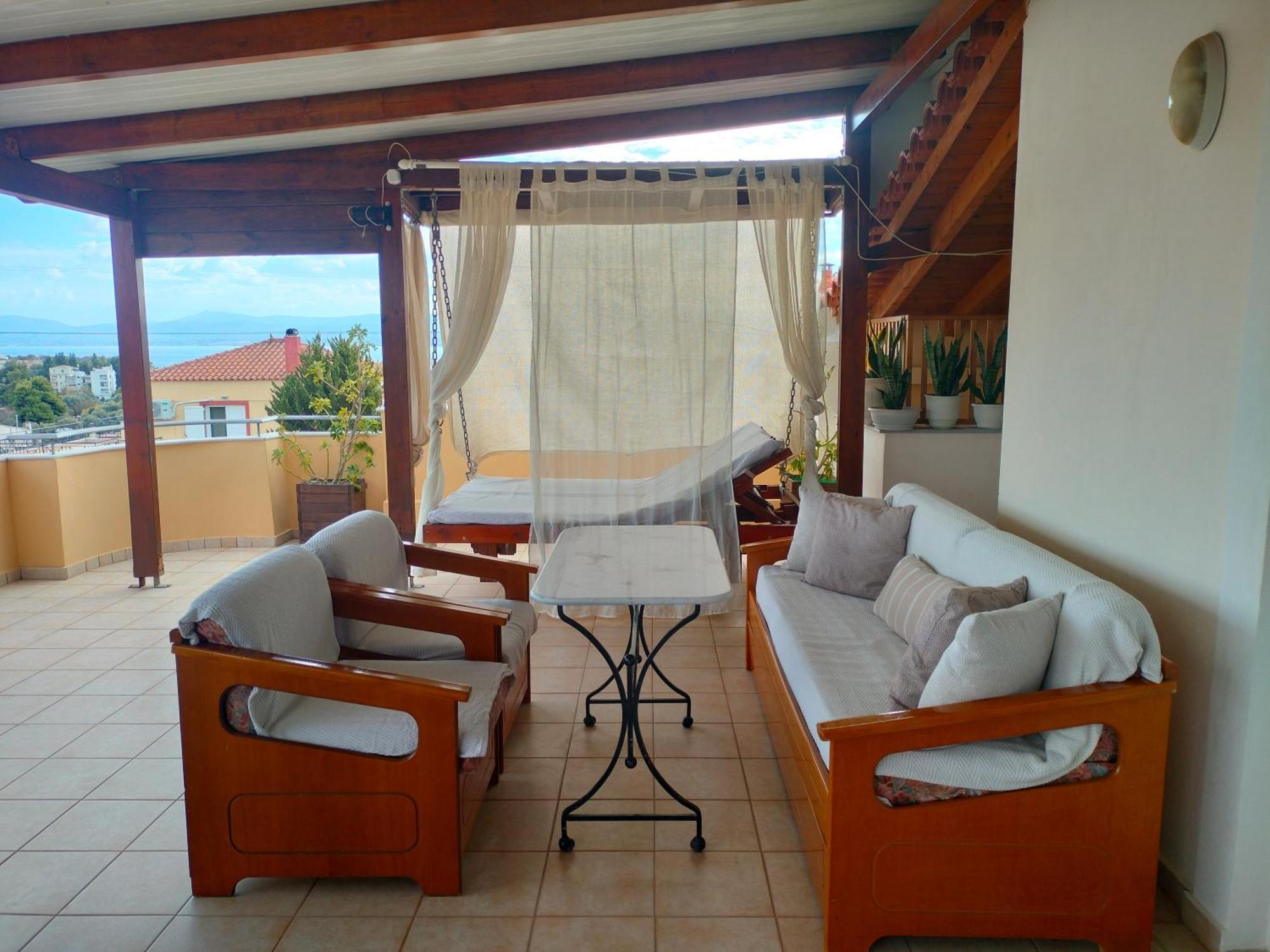 House With Wonderful View Appartement Lefkandi Chalkidas Buitenkant foto